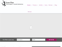 Tablet Screenshot of learnpure.com